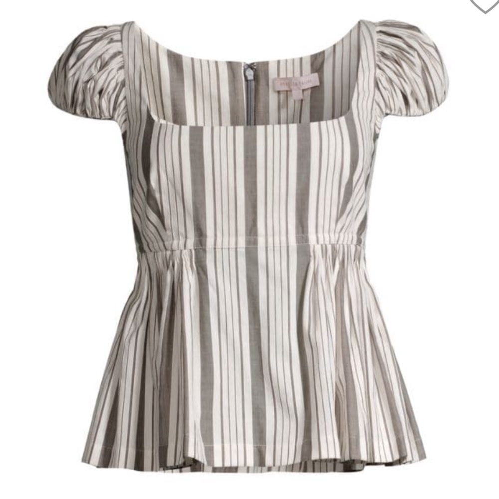 Rebecca Taylor NWT Puff-Sleeve Empire Blouse